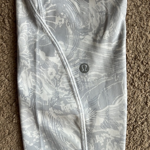Lululemon Time To Sweat Crop 23” Eternal Wave White - Picture 11 of 12